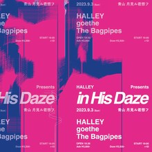 HALLEY「in His Daze」フライヤー