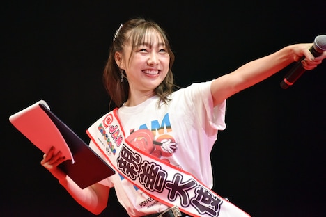 「@JAM EXPO 2023」親善大使の須田亜香里。