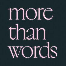 羊文学「more than words」配信ジャケット
