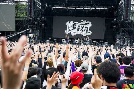 10-FEETのライブの様子。(Photo by Yukihide "JON..."Takimoto)