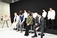 ドラマ「秘密を持った少年たち」制作発表会見の様子。