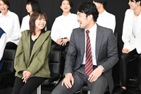 ドラマ「秘密を持った少年たち」制作発表会見の様子。