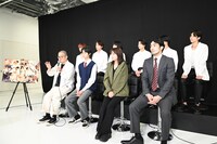 ドラマ「秘密を持った少年たち」制作発表会見の様子。