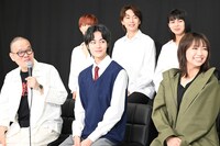 ドラマ「秘密を持った少年たち」制作発表会見の様子。