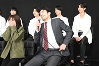 ドラマ「秘密を持った少年たち」制作発表会見の様子。