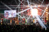 ユニバーサル・スタジオ・ジャパン「NO LIMIT! ハロゥイーン」ステージの様子。