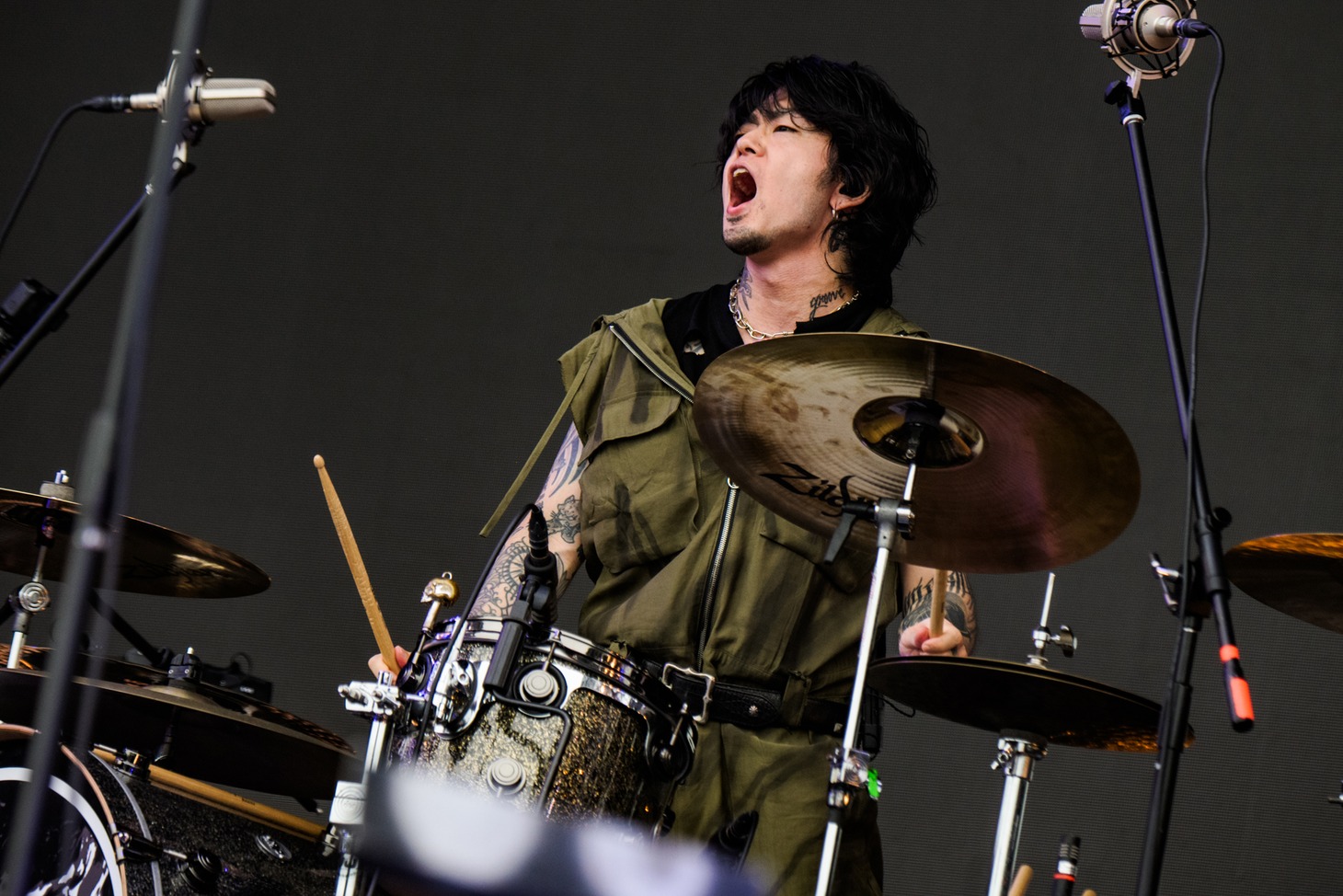 Katsuma（Dr / coldrain）（Photo by Keiichiro Natsume）