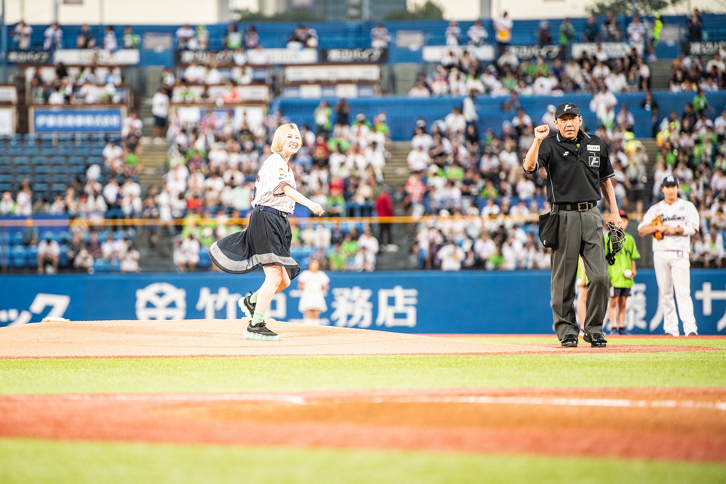 柏木ひなた投手。