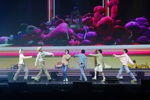 「ABCDLOVE」をパフォーマンスするBOYNEXTDOOR。 (c)KOZ Entertainment. All Rights Reserved.