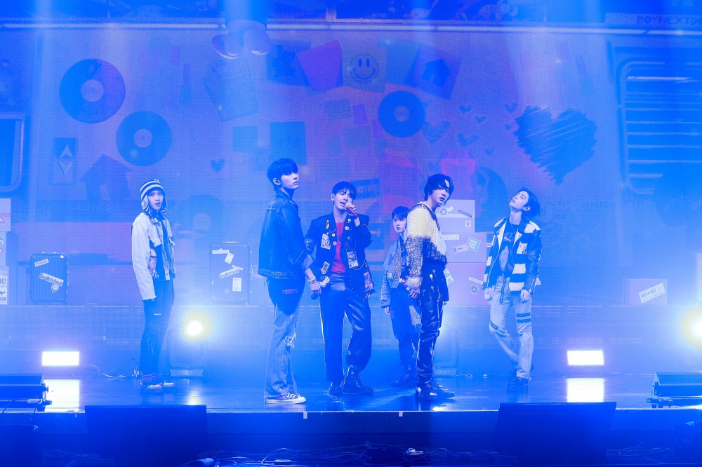 「But Sometimes」をパフォーマンスするBOYNEXTDOOR。 (c)KOZ Entertainment. All Rights Reserved.