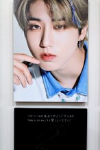 ハンの直筆メッセージとサイン。