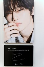 アイエンの直筆メッセージとサイン。