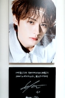 リノの直筆メッセージとサイン。