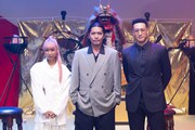 左から青山テルマ、Zeebra、関口メンディー（EXILE、GENERATIONS from EXILE TRIBE）。