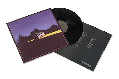 OGRE YOU ASSHOLE「家の外 e.p.」アナログ盤のジャケット、盤面、歌詞カード。