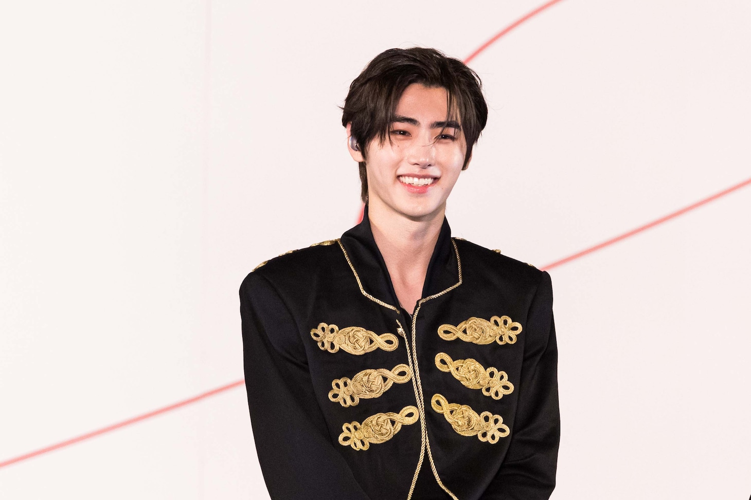 笑顔のSUNGHOON。（撮影：曽我美芽）