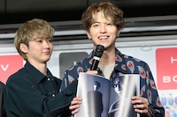 「（タクヤと）両思いです！」と目を輝かせるタカシ（右）。