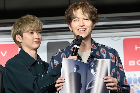 「（タクヤと）両思いです！」と目を輝かせるタカシ（右）。