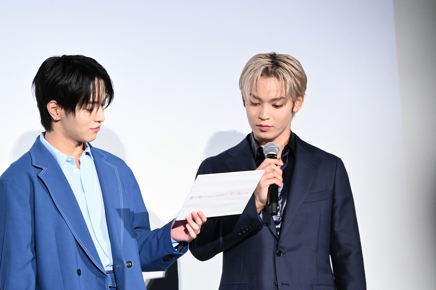 左から大平祥生、與那城奨。