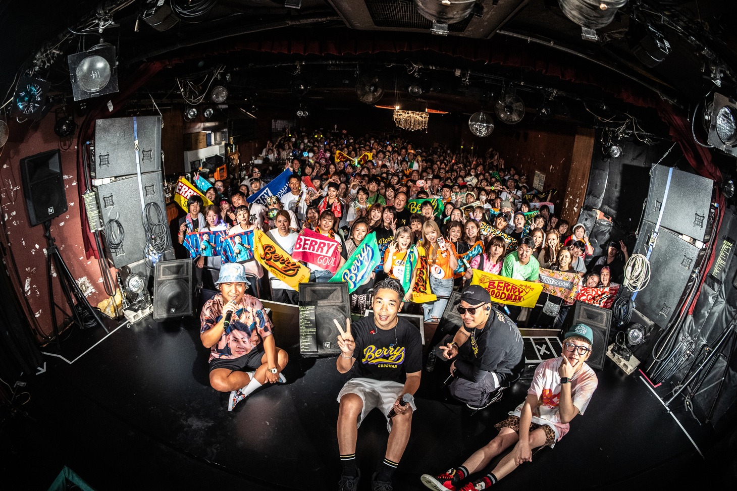 ベリーグッドマンのライブより。