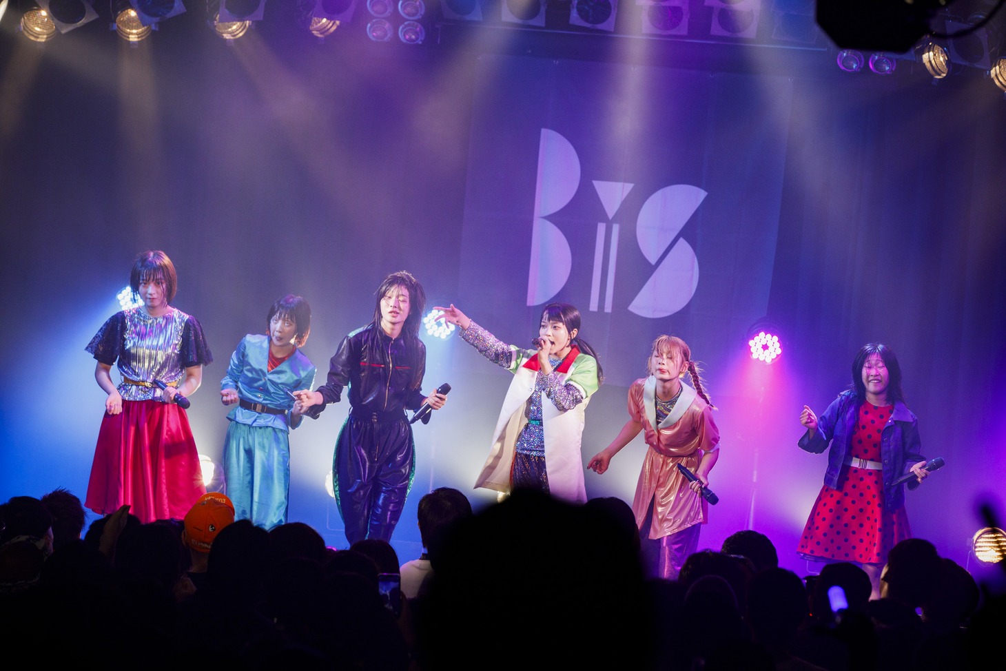 変顔のBiS。（Photo by sotobayashi kenta）