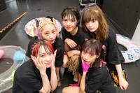 終演後のゆるめるモ！。（撮影：千佳）