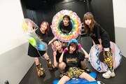終演後のゆるめるモ!。(撮影:千佳)