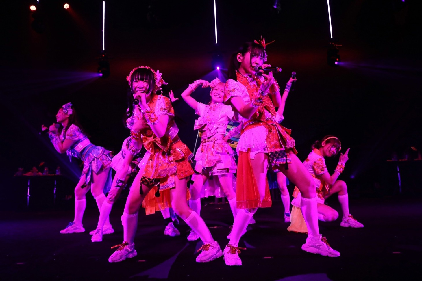 でんぱ組.inc「ONE NATION UNDER THE DEMPA TOUR」初日公演の様子。（撮影：チェリーマン）