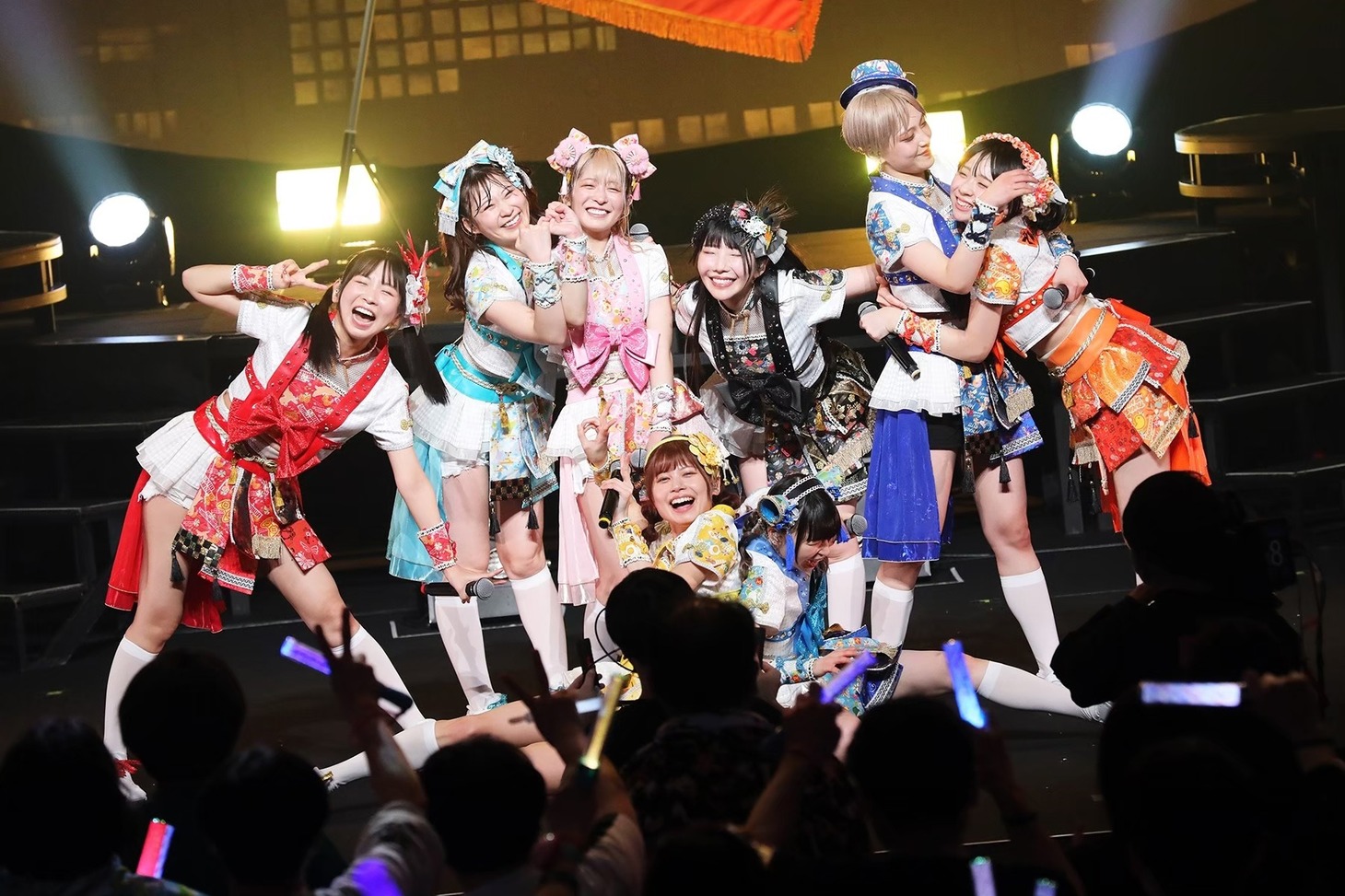 でんぱ組.inc「ONE NATION UNDER THE DEMPA TOUR」初日公演の様子。（撮影：チェリーマン）
