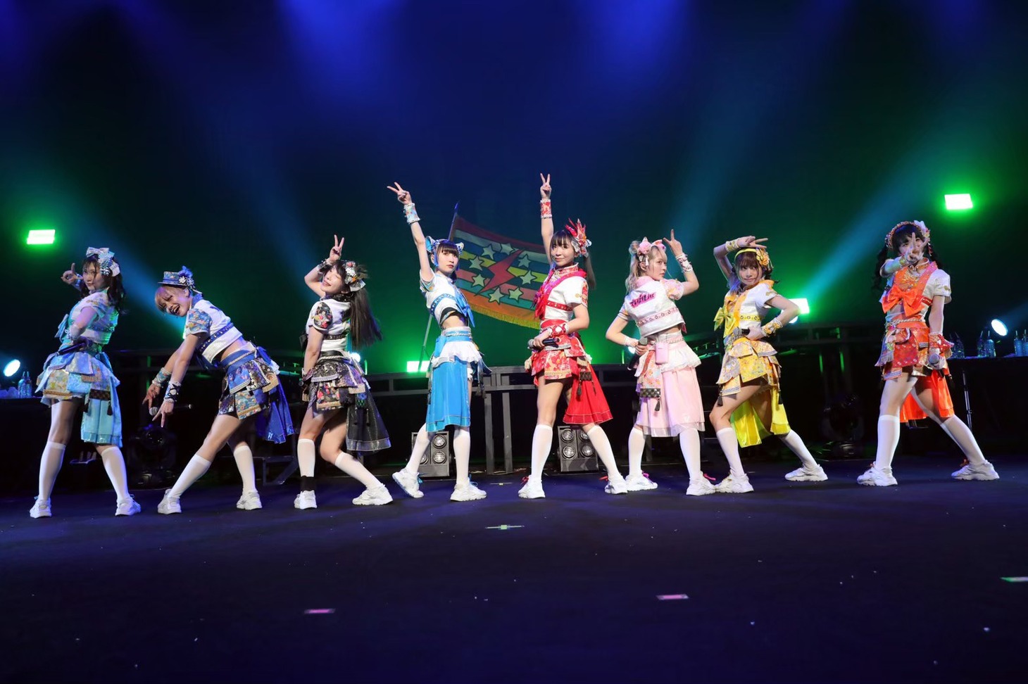 でんぱ組.inc「ONE NATION UNDER THE DEMPA TOUR」初日公演の様子。（撮影：チェリーマン）