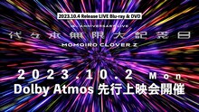 ももいろクローバーZ「代々木無限大記念日 ももいろクローバーZ 15th Anniversary」LIVE Blu-ray / DVD先行上映会告知画像