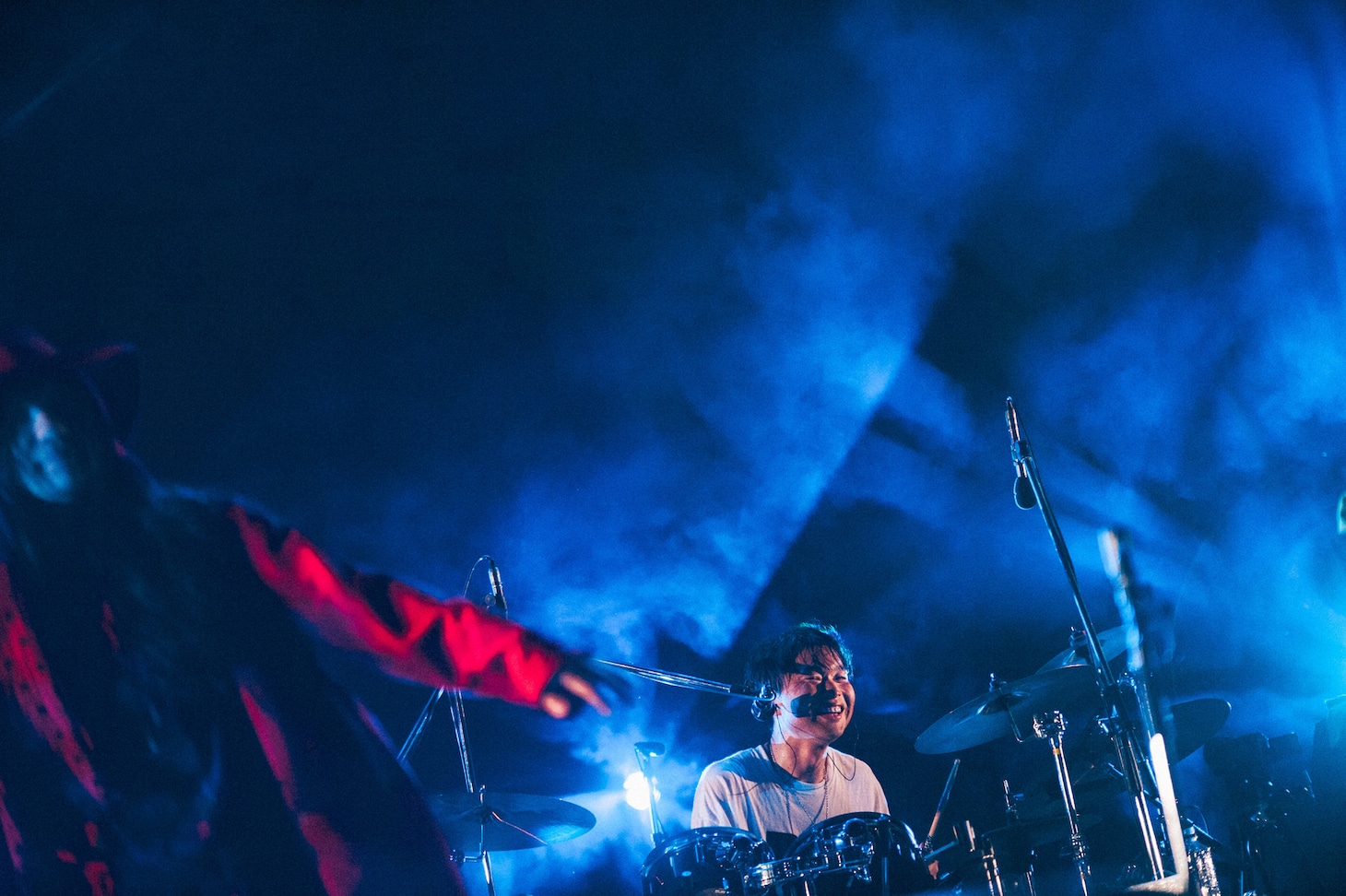 茂木欣一（Dr, Vo / フィッシュマンズ）（Photo by Kana Tarumi）