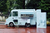 gelato pique15周年記念パーティに出店されたキッチンカー。