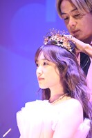 メイクアップショーでの矢吹奈子。