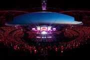 「NiziU Live with U 2023 “ココ！夏 Fes.” -Stadium Special-」の様子。（撮影：田中聖太郎）