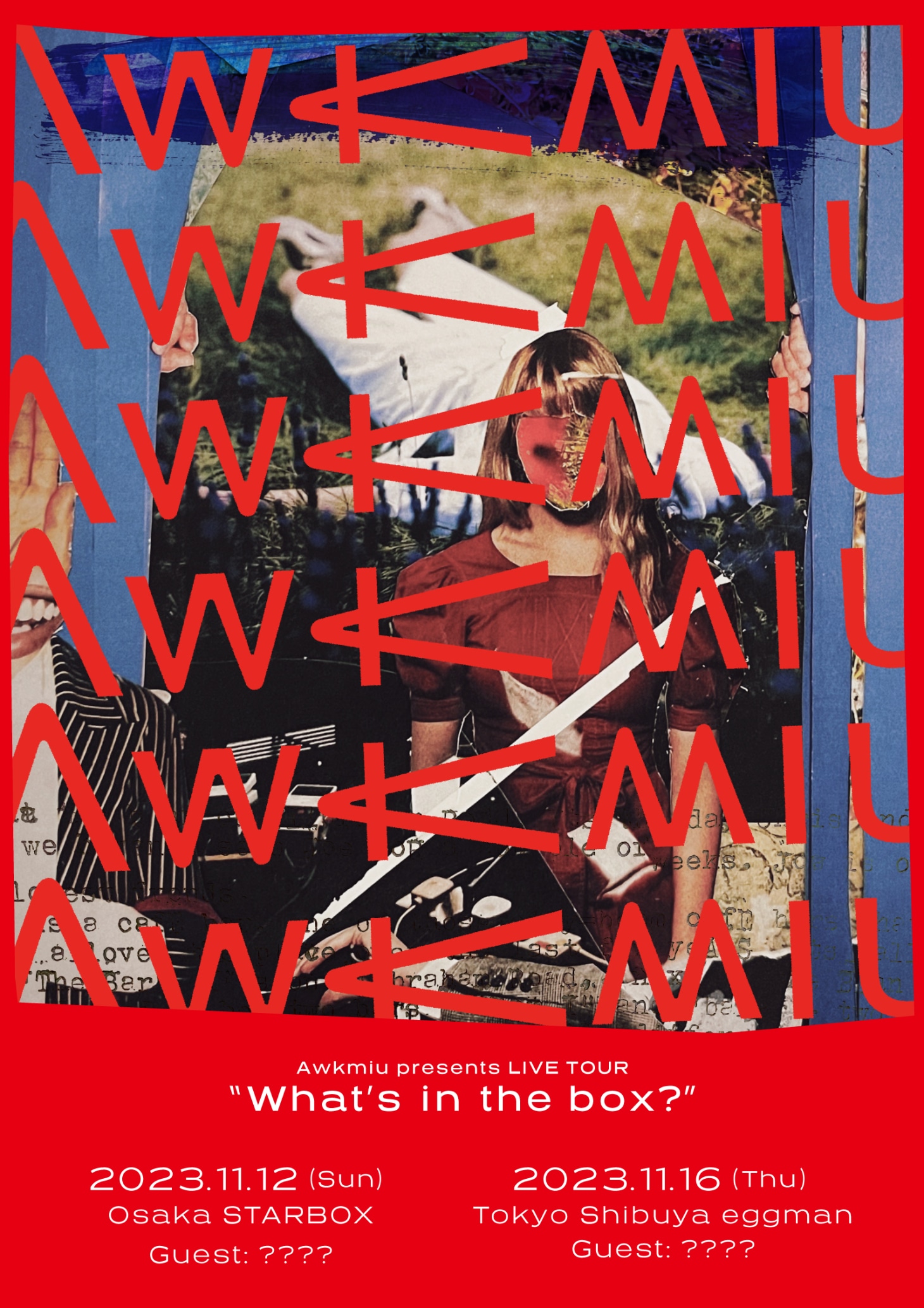 Awkmiu「What’s in the box?」フライヤー