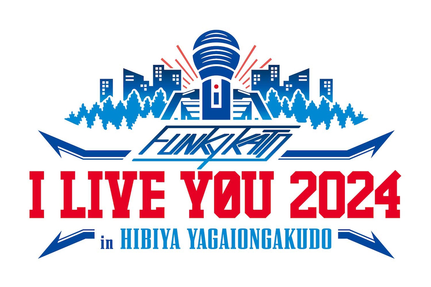 「I LIVE YOU 2024 in 日比谷野外音楽堂」ロゴ
