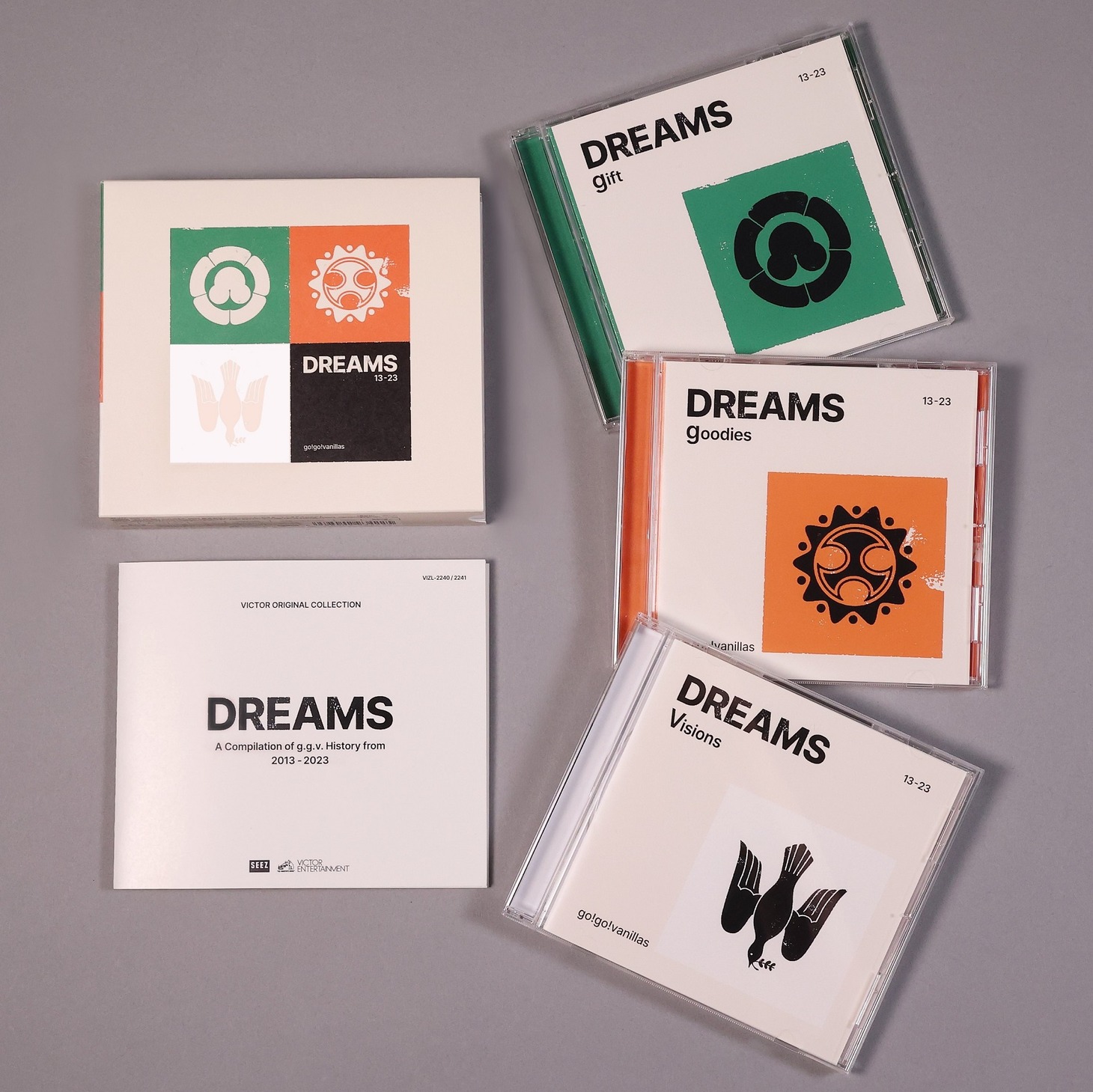 go!go!vanillas「DREAMS」パッケージ内容