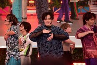 ライブコーナーの様子。