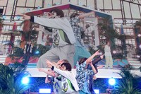 ライブコーナーの様子。