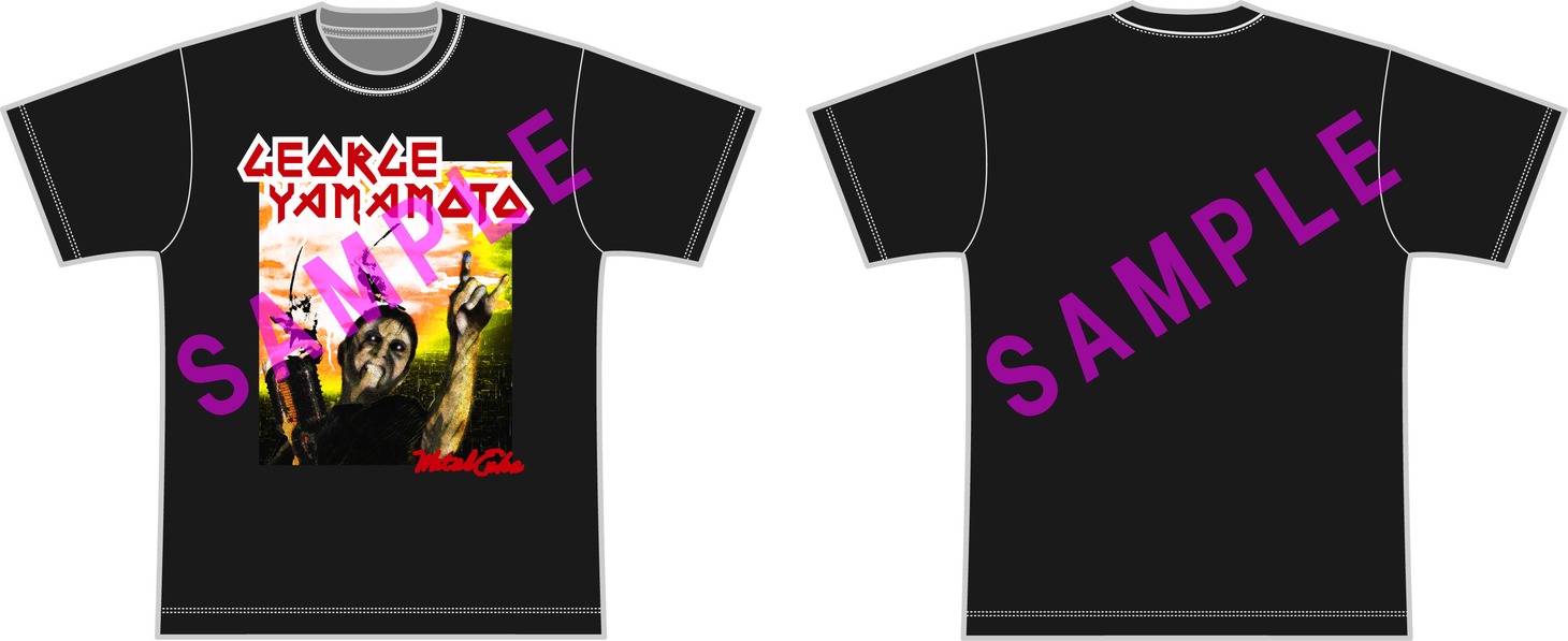 山本譲二メタル風Tシャツ