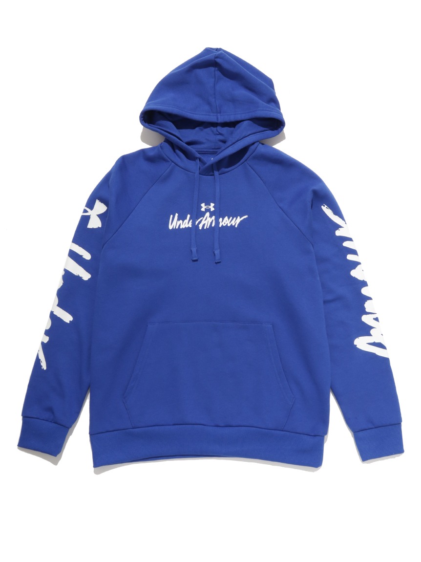 「UNDER ARMOUR Rival Fleece Hoody」メンズ（ブルー）