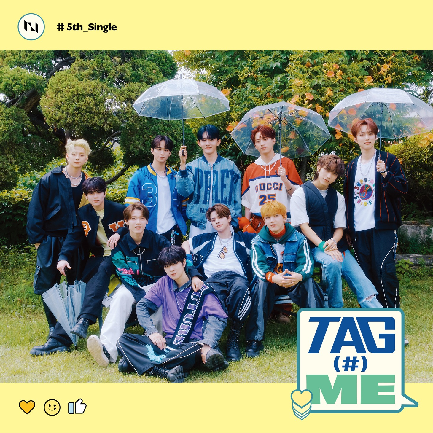 INI「TAG ME」初回限定盤Aジャケット