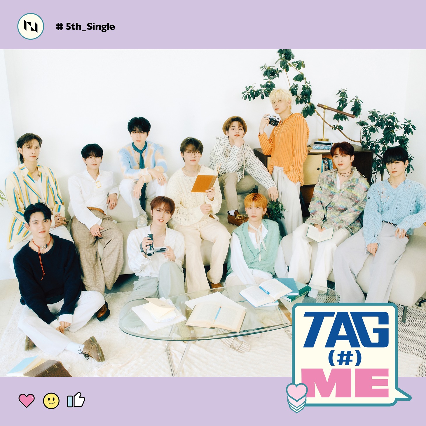 INI「TAG ME」初回限定盤Bジャケット