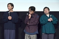 左から佐藤征史、岸田繁、森信行。
