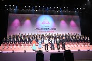 「PRODUCE 101 JAPAN THE GIRLS」概要発表会見の様子。
