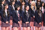「PRODUCE 101 JAPAN THE GIRLS」概要発表会見の様子。
