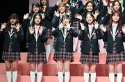 「PRODUCE 101 JAPAN THE GIRLS」概要発表会見の様子。