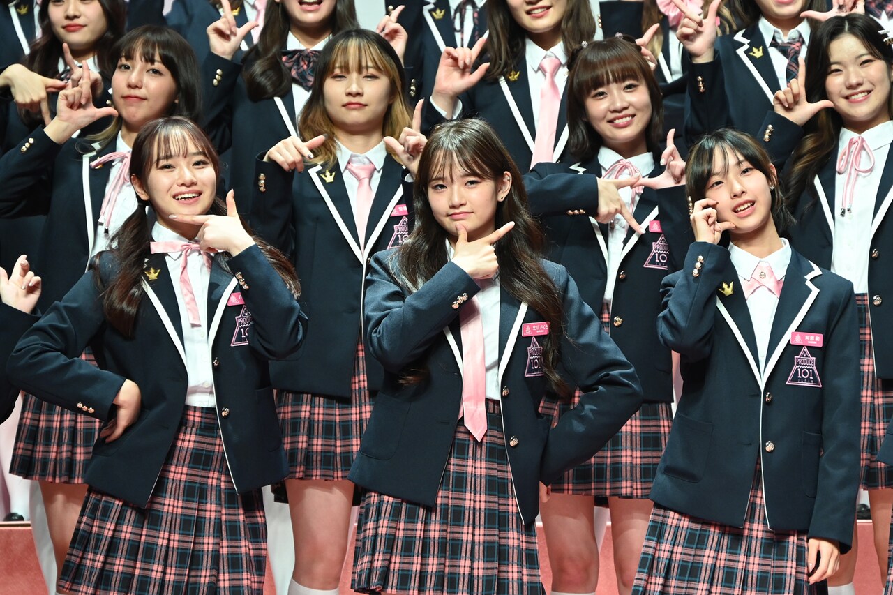PRODUCE 101 JAPAN THE GIRLS」概要発表会見の様子。 - 「日プガールズ