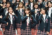 「PRODUCE 101 JAPAN THE GIRLS」概要発表会見の様子。